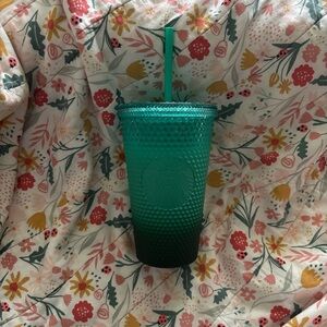 Grande Starbucks Teal & Green Studded Tumbler